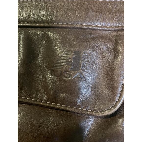 Ameribag Healthy Back Bag Brown Leather Teardrop Sling Multifunctional Vintage - Picture 3 of 7